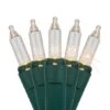 140 Clear Chasing Mini Lights, 4" Spacing, Green Wire 1 140 Clear Chasing Mini Lights, 4" Spacing, Green Wire -Xmas Lights Store clear mini lights chasing kringle traditions 1013