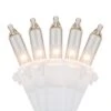 Commercial 100 Clear Christmas Mini Lights, 6" Spacing, White Wire 2 Commercial 100 Clear Christmas Mini Lights, 6" Spacing, White Wire -Xmas Lights Store clear white wire mini lights IMG 3843a
