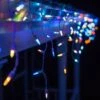 M5 Multicolor Color Change LED Icicle Lights 4.5 Ft. Lighted Length, 50 Lights -Xmas Lights Store colorchanging LED Christmas icicle lights 6901 1014