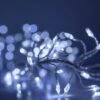 Cool White LED Fairy Garland Lights, Silver Wire -Xmas Lights Store cool white LED Cluster Fairy Vine Lights 8055