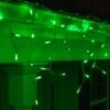 M5 Green Halloween LED Icicle Lights 7 Ft. Lighted Length, 70 Lights -Xmas Lights Store green led christmas icicle lights 6812 1014