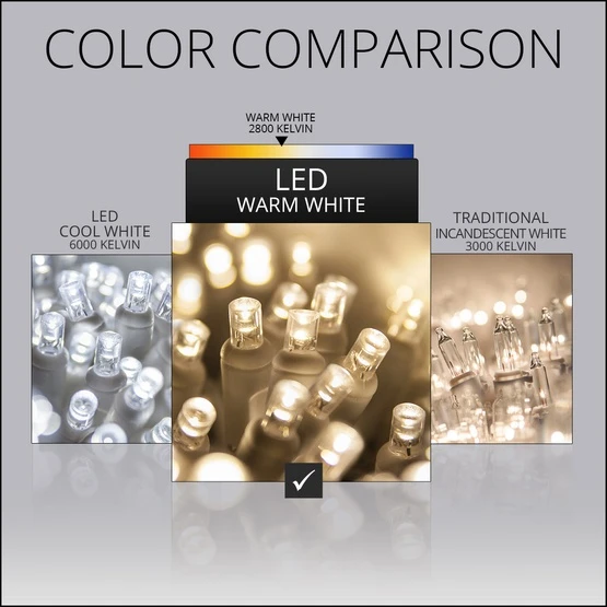 5mm Warm White SoftTwinkle LED Icicle Lights 7 Ft. Lighted Length, 70 Lights 8 5mm Warm White SoftTwinkle LED Icicle Lights 7 Ft. Lighted Length, 70 Lights - Image 6