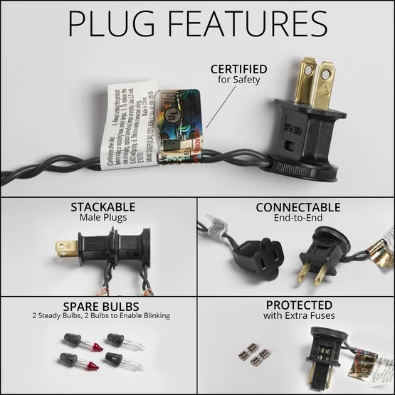 Orange, Purple Halloween Icicle Lights, Black Wire 8.5 Ft. Lighted Length, 150 Lights 8 Orange, Purple Halloween Icicle Lights, Black Wire 8.5 Ft. Lighted Length, 150 Lights - Image 6