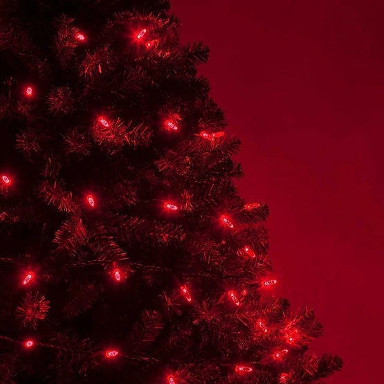 M5 Red LED Christmas Lights 70 Lights, 24 Feet 9 M5 Red LED Christmas Lights 70 Lights, 24 Feet - Image 7