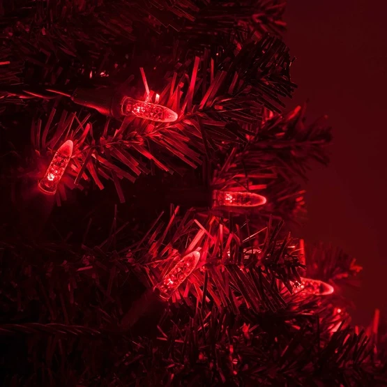 M5 Red LED Christmas Lights 70 Lights, 24 Feet 10 M5 Red LED Christmas Lights 70 Lights, 24 Feet - Image 8
