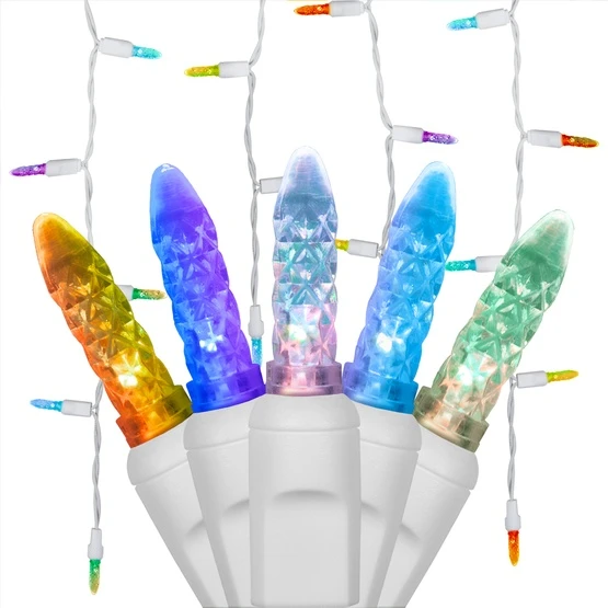 M5 Multicolor Color Change LED Icicle Lights 4.5 Ft. Lighted Length, 50 Lights 4 M5 Multicolor Color Change LED Icicle Lights 4.5 Ft. Lighted Length, 50 Lights - Image 2