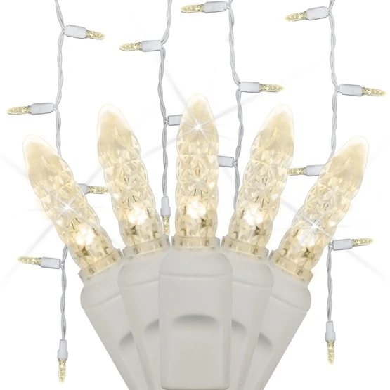 M5 Warm White Twinkle LED Icicle Lights 7 Ft. Lighted Length, 70 Lights 4 M5 Warm White Twinkle LED Icicle Lights 7 Ft. Lighted Length, 70 Lights - Image 2