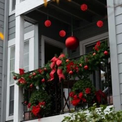 Oregon Fir Commercial Unlit Christmas Garland -Xmas Lights Store lifestyle garland unlit 9x14 1