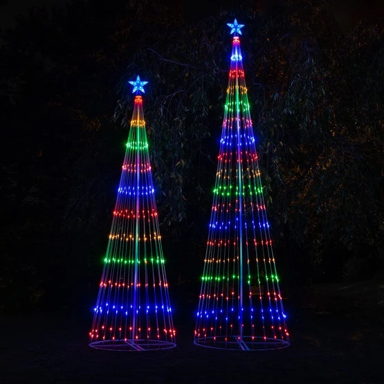 Multicolor LED Animated Lightshow Outdoor Christmas Tree 8 Multicolor LED Animated Lightshow Outdoor Christmas Tree - Image 6