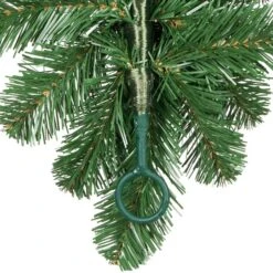 Oregon Fir Prelit Commercial LED Teardrop Christmas Greenery, Warm White Lights -Xmas Lights Store oregon fir teardrop closeup 9149