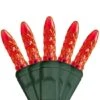 M5 Red LED Christmas Lights 70 Lights, 24 Feet 2 M5 Red LED Christmas Lights 70 Lights, 24 Feet -Xmas Lights Store product led string lights m5 red white bkg
