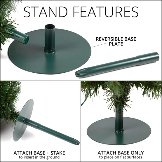 3' Walkway Pre-Lit Winchester Fir Tree, 100 Clear Lamps 11 3' Walkway Pre-Lit Winchester Fir Tree, 100 Clear Lamps - Image 9