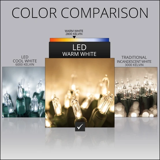 T5 Warm White LED Christmas Tree Lights 7 T5 Warm White LED Christmas Tree Lights - Image 5